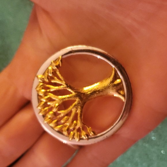 Vintage tree pin - Picture 5 of 5